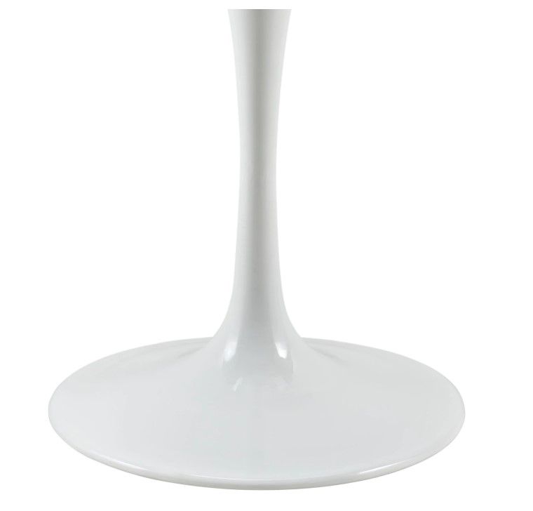 Pila 36" Round Artificial Marble Dining Table thumbnail 3