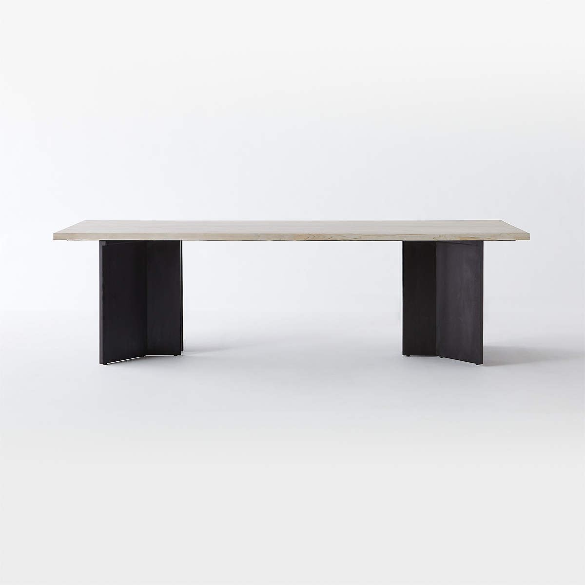 MARIANA WHITE WASH TEAK DINING TABLE thumbnail 3