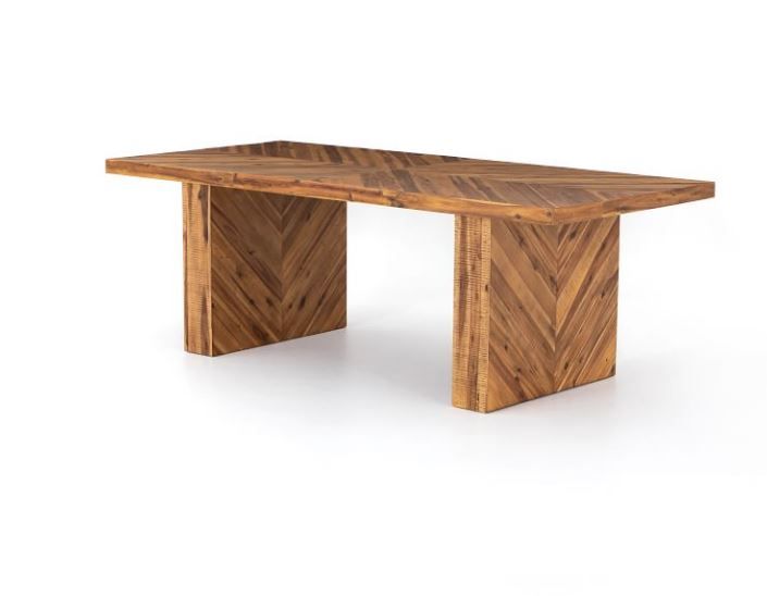 Alexa Reclaimed Wood Dining Table Honey thumbnail 3
