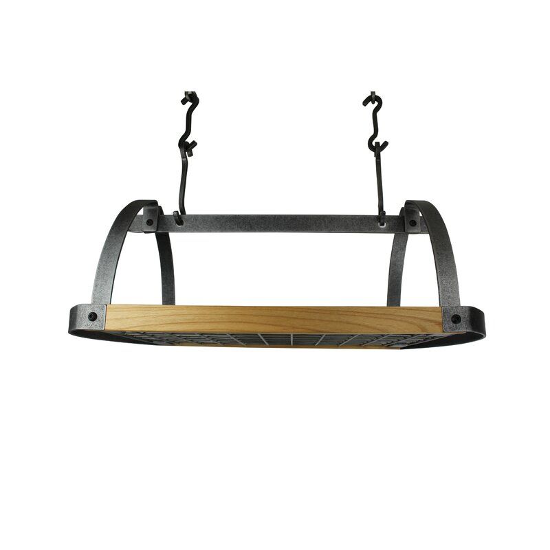 Handcrafted Decor Oval Ceiling Hanging Pot Rack thumbnail 2