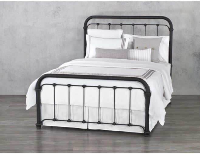 Wesley Allen Braden Queen Metal Bed in Aged thumbnail 2