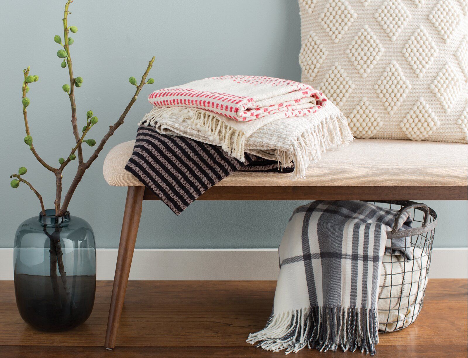 Degraw Upholstered Bench thumbnail 4