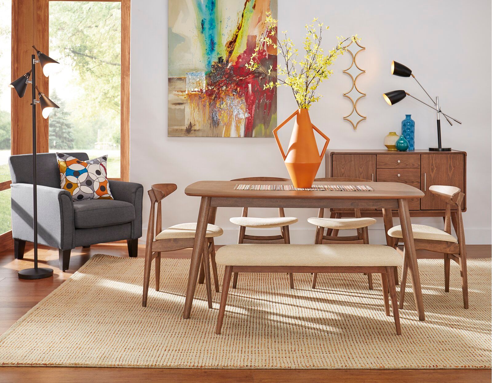 Degraw Upholstered Bench thumbnail 6