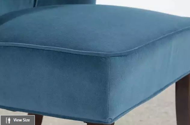 Krista Blue Accent Chair thumbnail 3