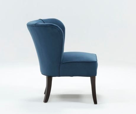 Krista Blue Accent Chair thumbnail 2
