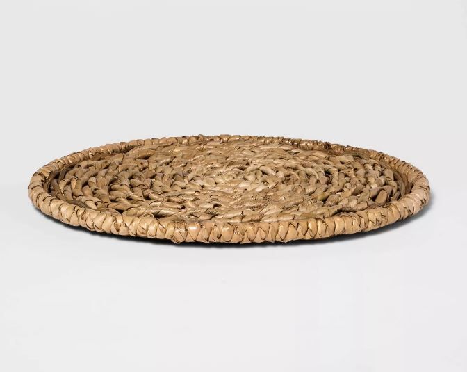 Seagrass Decorative Charger Beige thumbnail 3