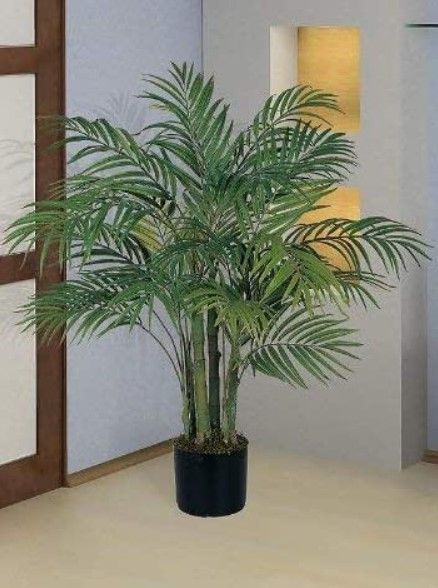 Nearly Natural Areca Decorative Silk Palm Tree thumbnail 2