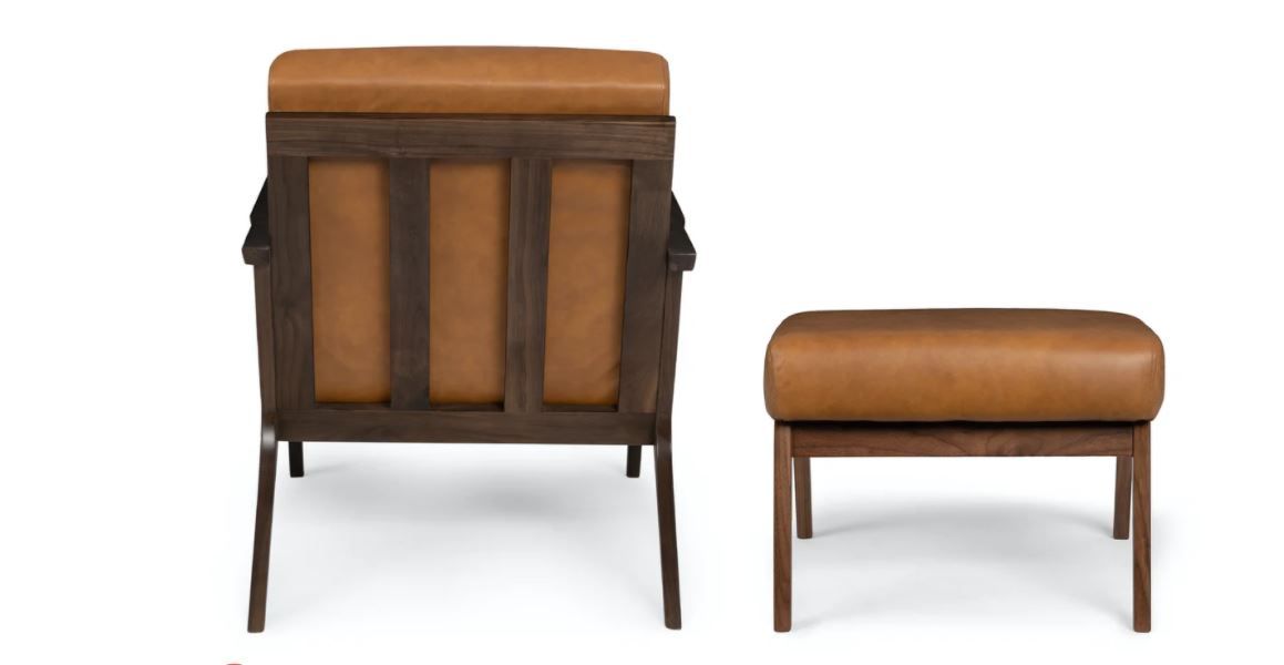 Otio Toscana Tan Walnut Lounge Set thumbnail 3