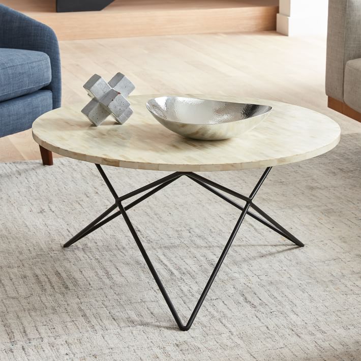 Adeline Bone Inlay Coffee Table thumbnail 4