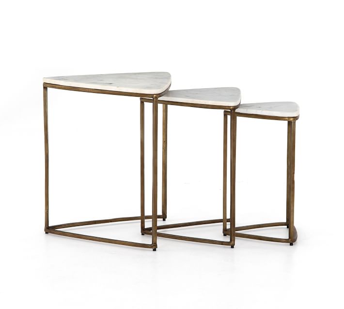 Cecilia Marble Nesting End Tables Medium thumbnail 3