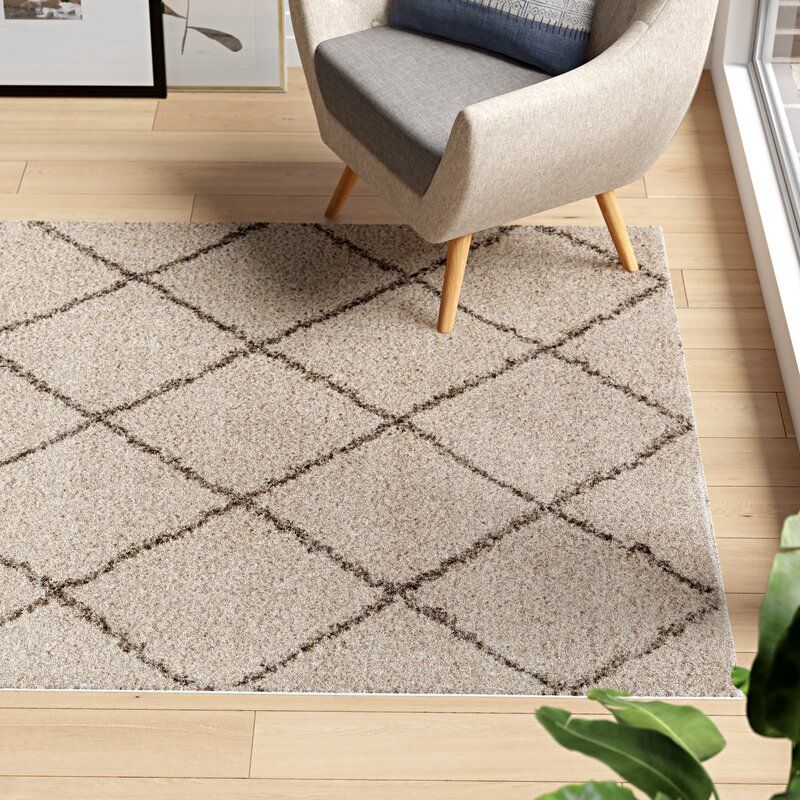 Mera Ivory Light Brown Area Rug thumbnail 3