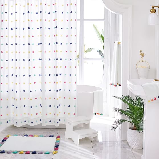 Rainbow Tassel Bath Mat Multi thumbnail 3