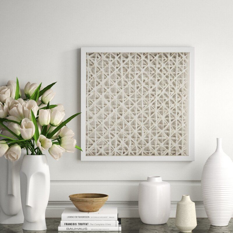 Abstract Paper Framed Wall Art thumbnail 3