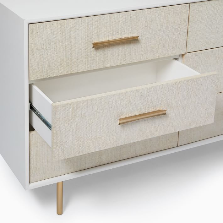 Margot Raffia 6-Drawer Dresser thumbnail 4