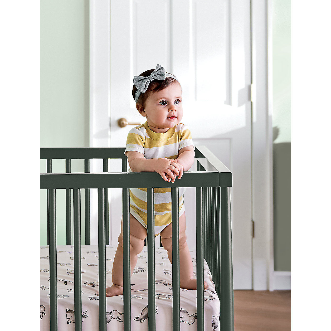 Hampshire Olive Green Crib thumbnail 2
