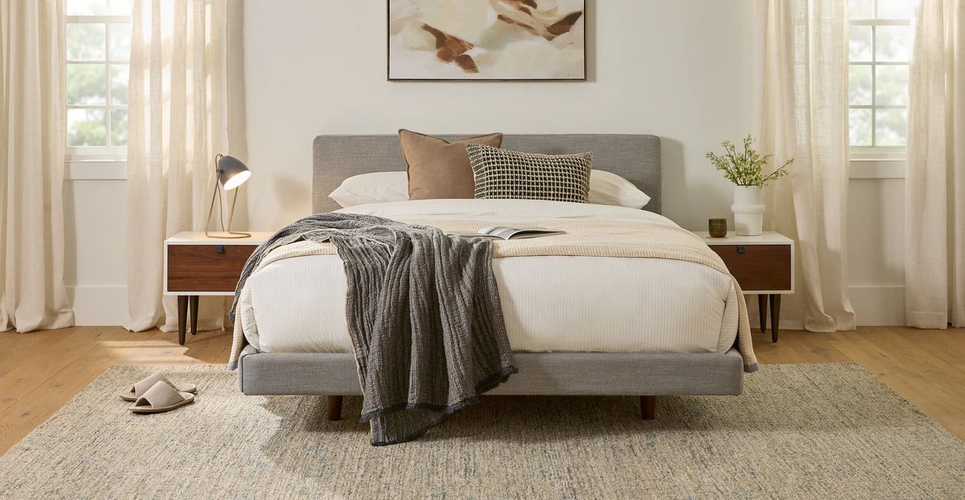 Tessu Glaze Gray Bed- Queen thumbnail 2