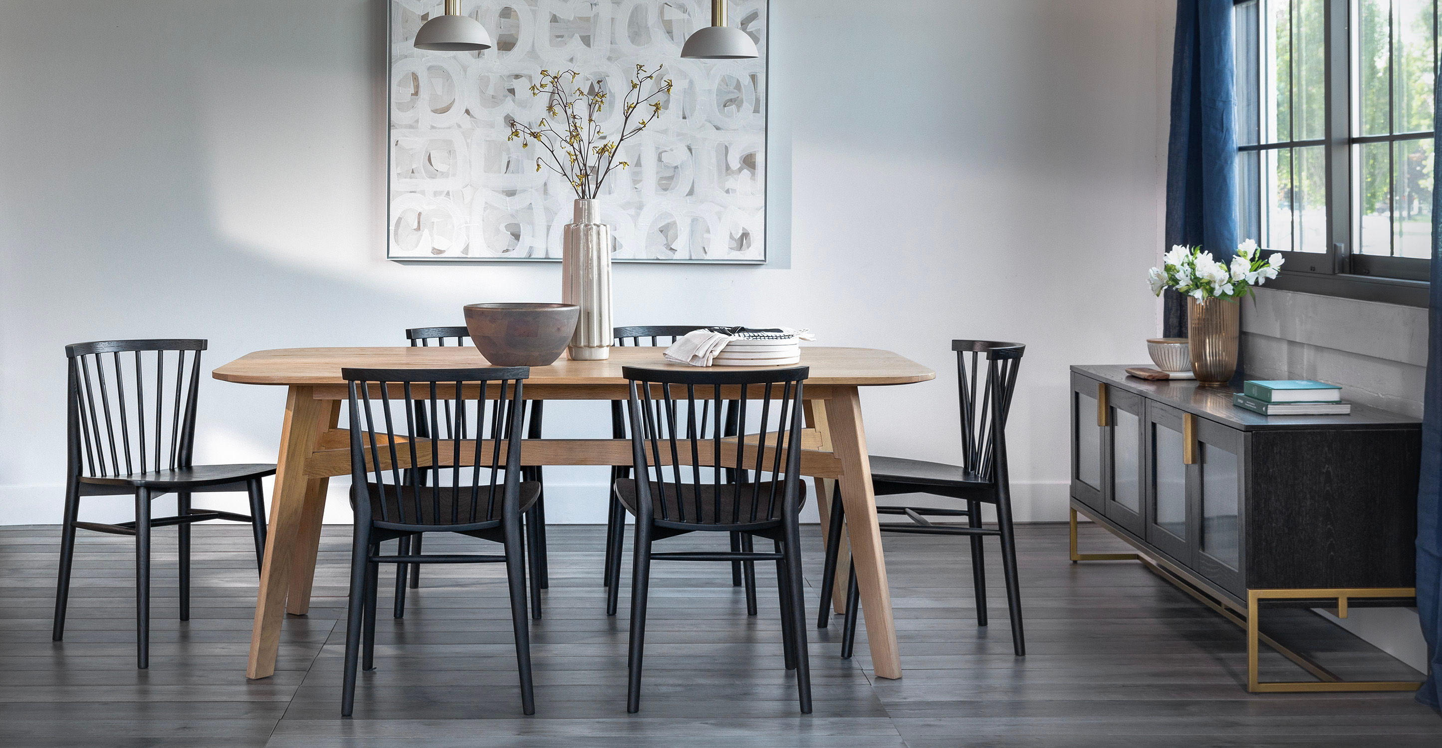Rus Black Dining Chair Set Of 2 thumbnail 8