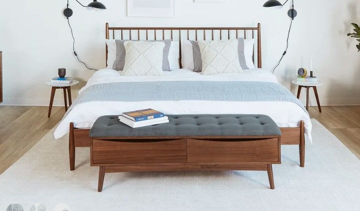 Mara Walnut Side Table thumbnail 2