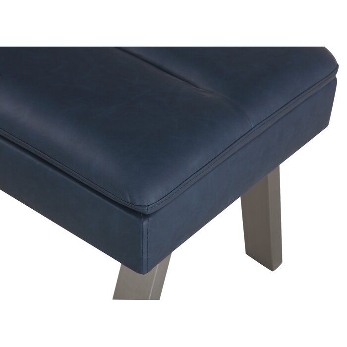 Melgoza Faux Leather Bench thumbnail 3