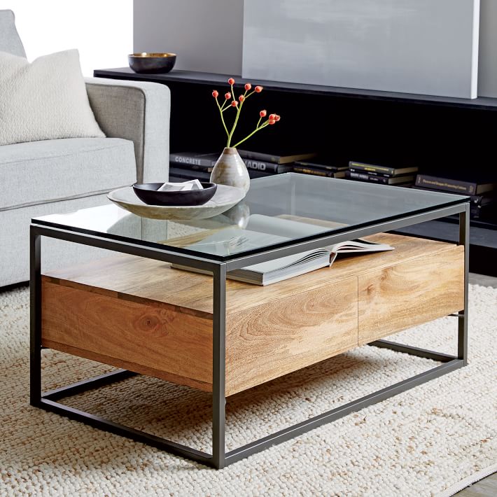 Box Frame Storage Coffee Table thumbnail 2