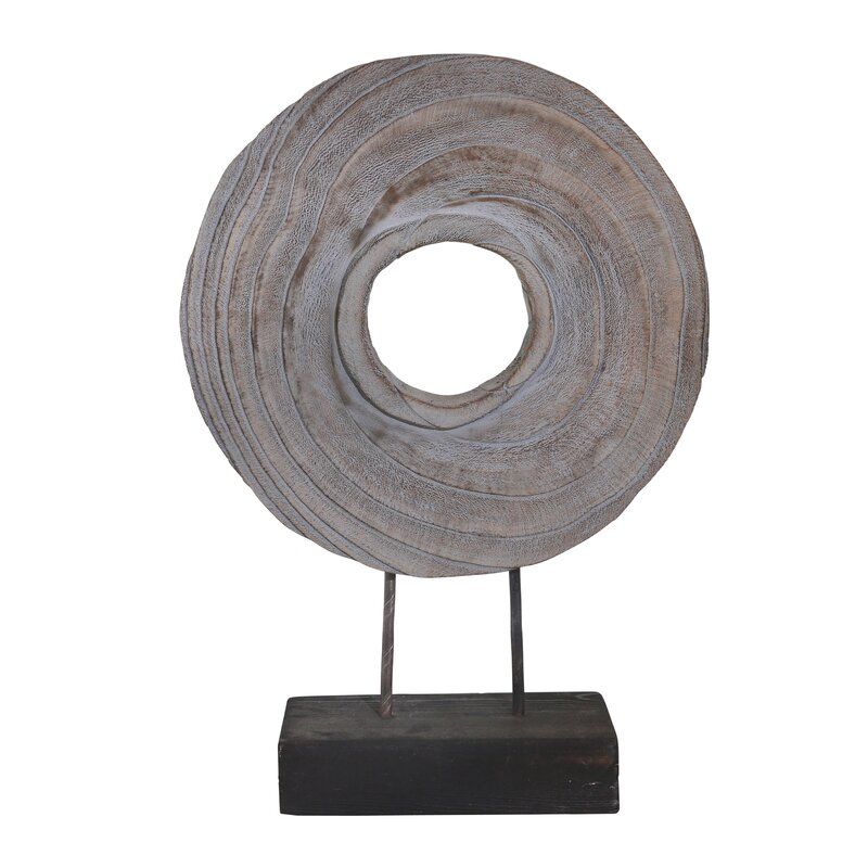 Bovina Wood Round Table Top Decor thumbnail 2