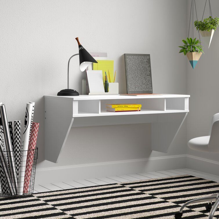Fresh White Dowlen Floating Desk thumbnail 2