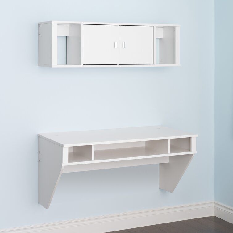 Fresh White Dowlen Floating Desk thumbnail 3