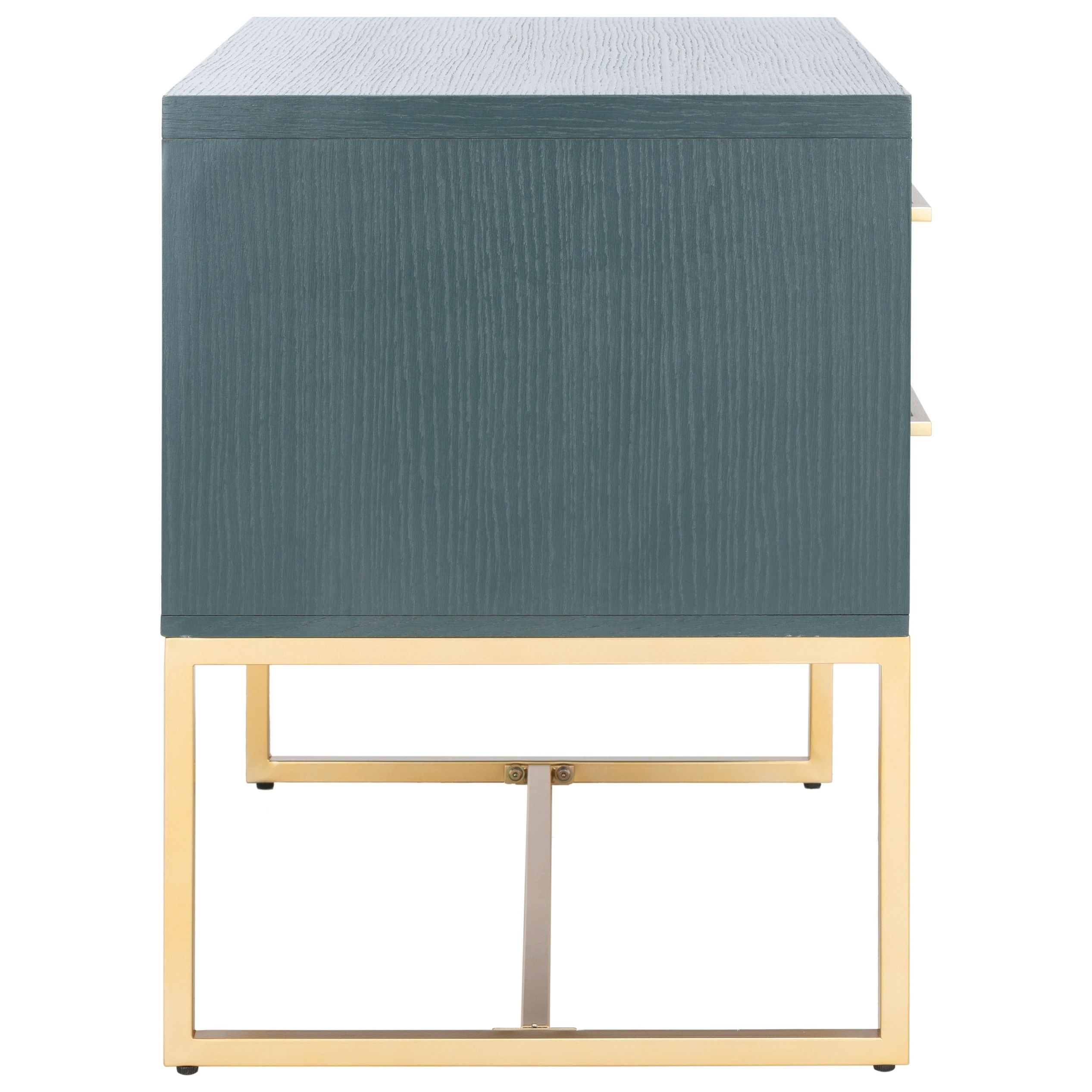 Safavieh Estelle Teal Nightstand thumbnail 3