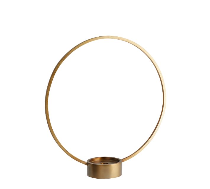 Kinsey Circular Brass Candlesticks thumbnail 2
