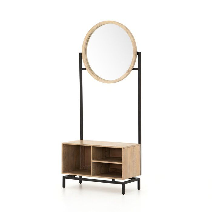 Corson Wood Cubby Storage Bench thumbnail 2