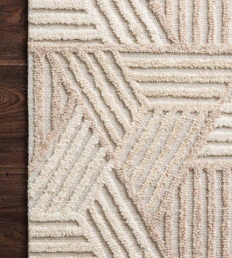 Ehren Rug in Oatmeal and Ivory-7'9"x9'9" thumbnail 2