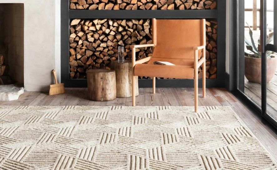 Ehren Rug in Oatmeal and Ivory-7'9"x9'9" thumbnail 4