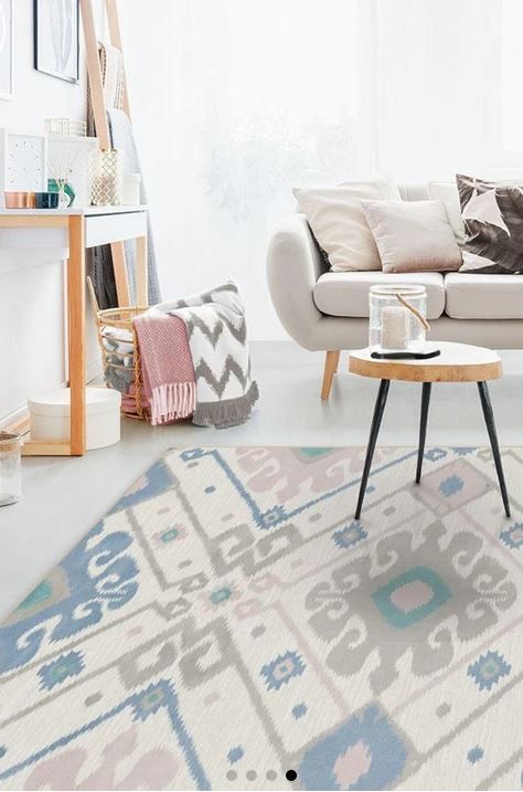 Inik Ikat Pastel Rug-8'x10' thumbnail 2