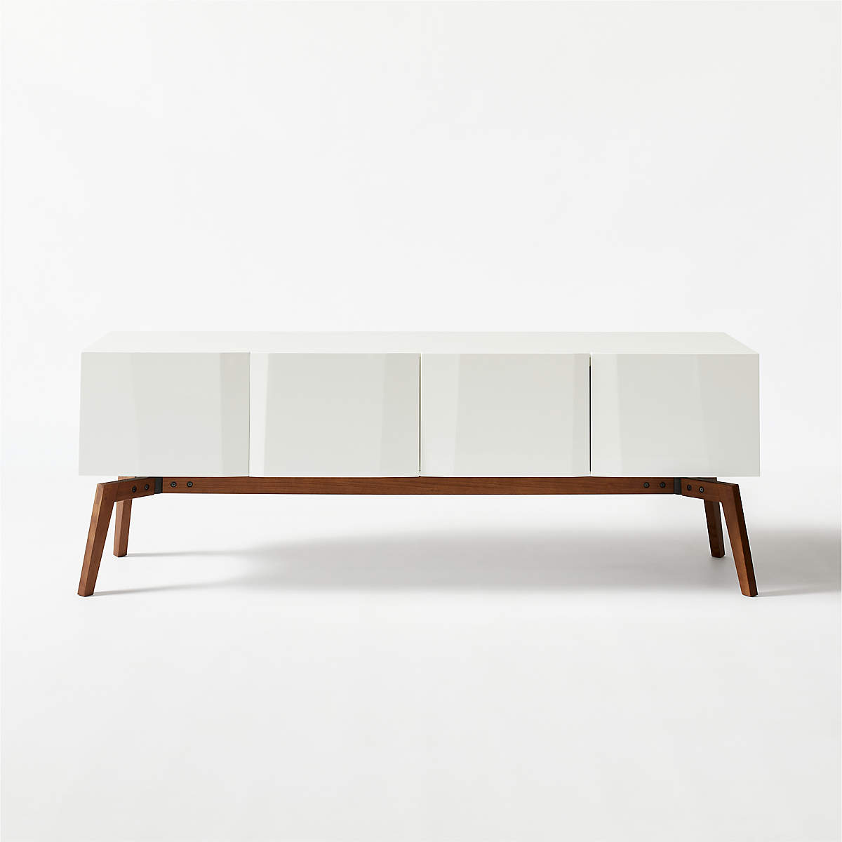 ALBA LARGE WHITE LACQUER CREDENZA thumbnail 3