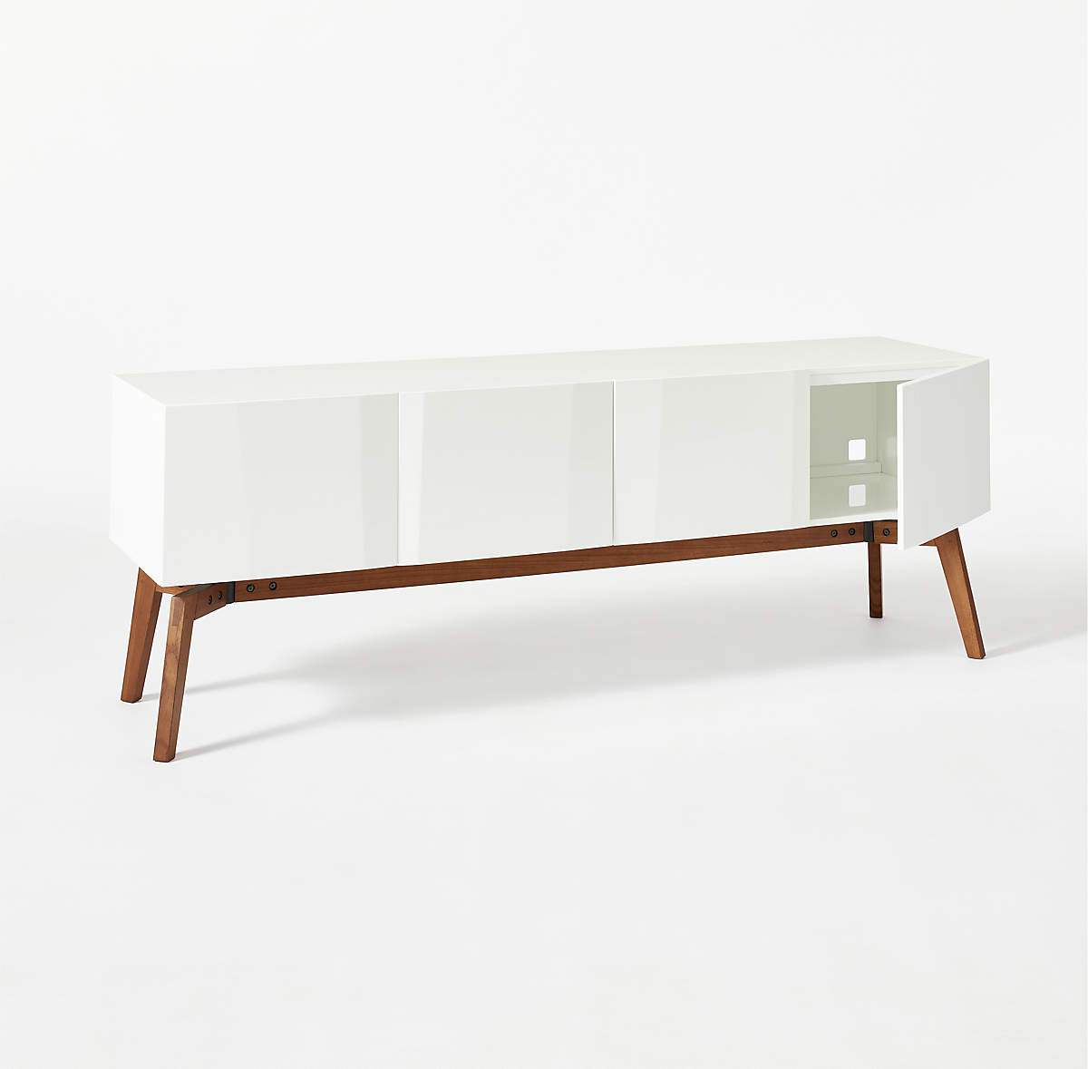 ALBA LARGE WHITE LACQUER CREDENZA thumbnail 4
