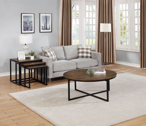 Hensley Round Coffee Table thumbnail 2