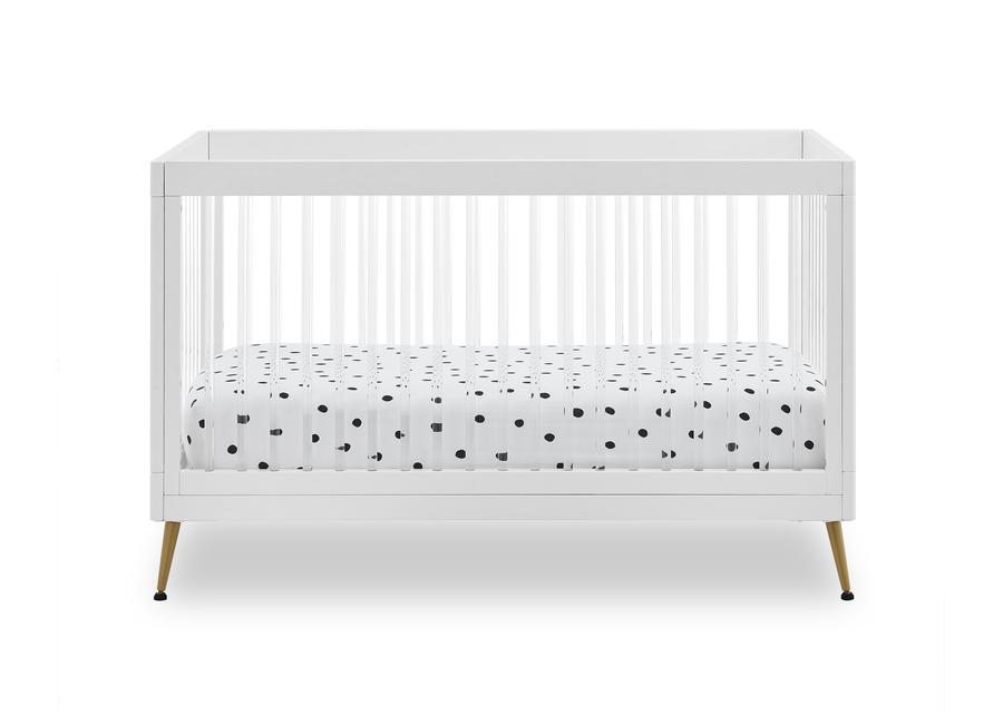 Sloane 4 in1 Acrylic Convertible Crib thumbnail 2