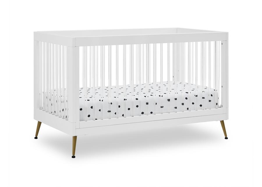 Sloane 4 in1 Acrylic Convertible Crib thumbnail 3