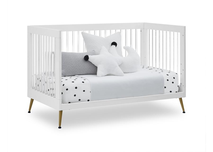 Sloane 4 in1 Acrylic Convertible Crib thumbnail 4