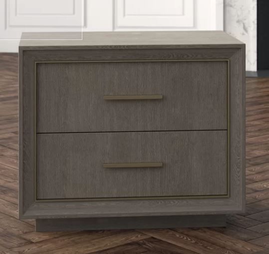 Monarch Kendall 2 Drawer Nightstand thumbnail 2