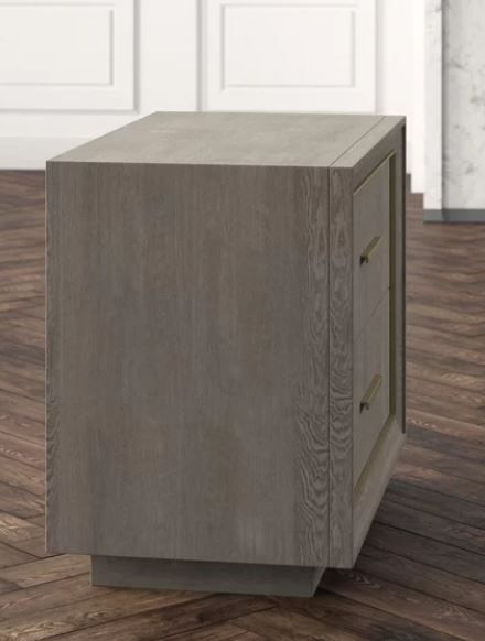 Monarch Kendall 2 Drawer Nightstand thumbnail 3