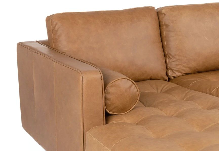 Sven Charme Tan Left Sectional Sofa thumbnail 5