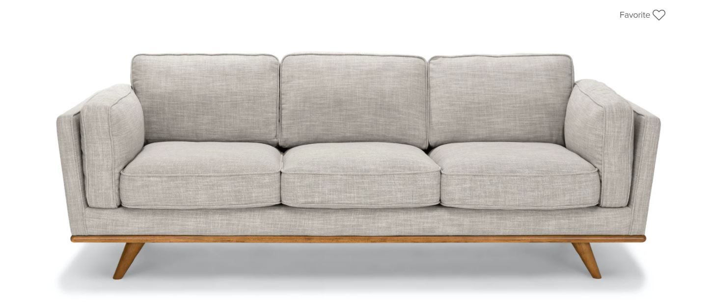 Timber Rain Cloud Gray Sofa thumbnail 2