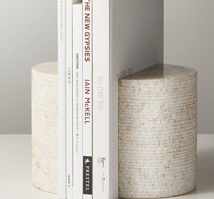 Column Marble Bookends Set of 2 thumbnail 2