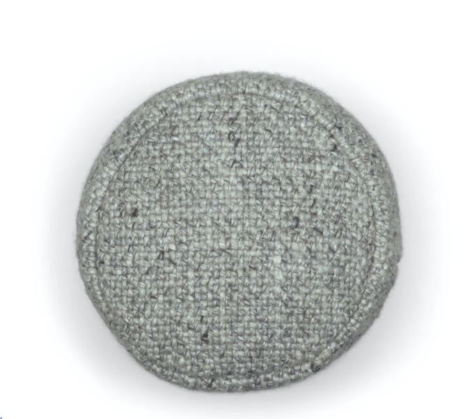 Texa Fog Gray Pouf thumbnail 2
