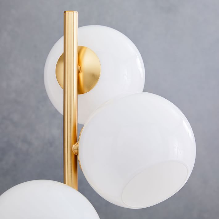 Staggered Glass 5 Light Floor Lamp thumbnail 2