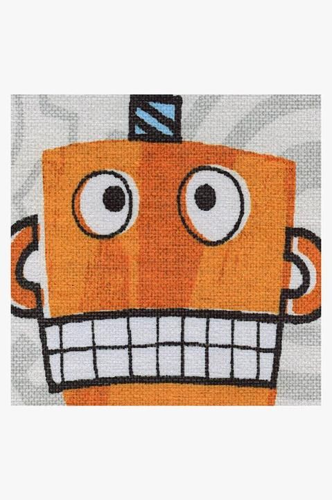 Robot Party Multicolor Rug-5'x7' thumbnail 2