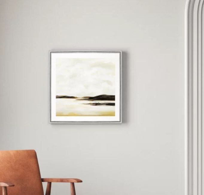 Cloudy Coast II Painting on Canvas thumbnail 3
