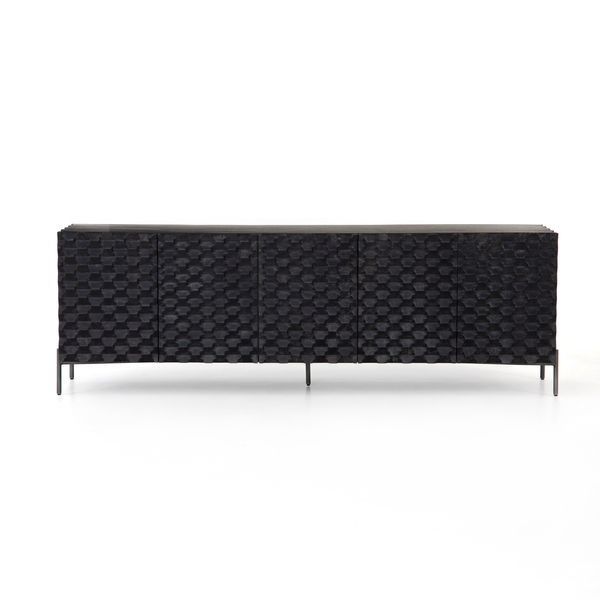 Raffael Media Console Black Wash thumbnail 2