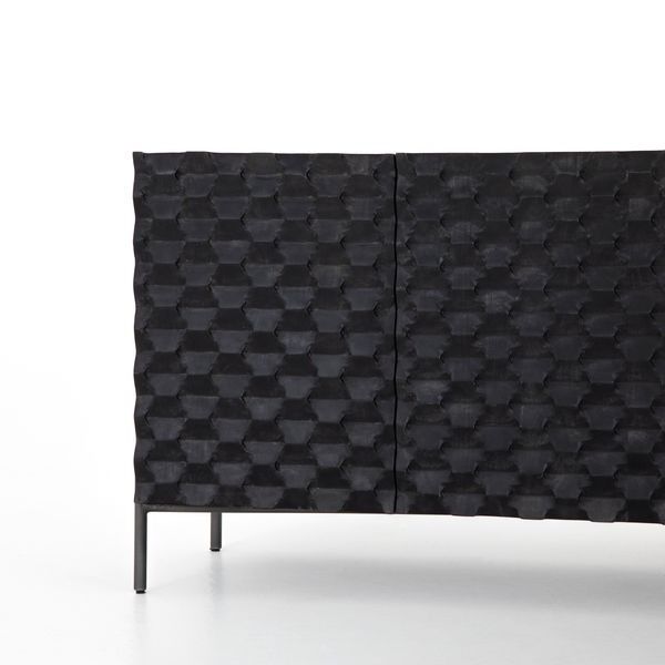 Raffael Media Console Black Wash thumbnail 3